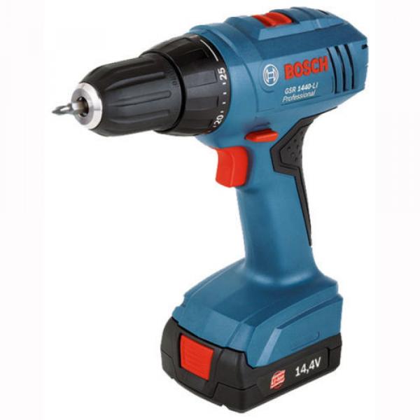 Bosch GSR1440-LI Professional 14.4V 1.3Ah 2.6Ah Cordless Drill Driver Full Set #1 image