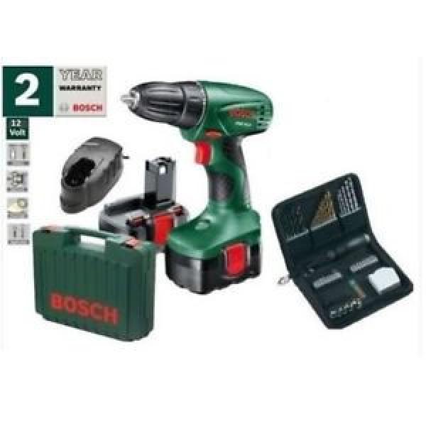 TRAPANO AVVITATORE BOSCH PSR 12 V LION, 2 BATTERIE INCLUSE+VALIGETTA+ACCESSORI #1 image