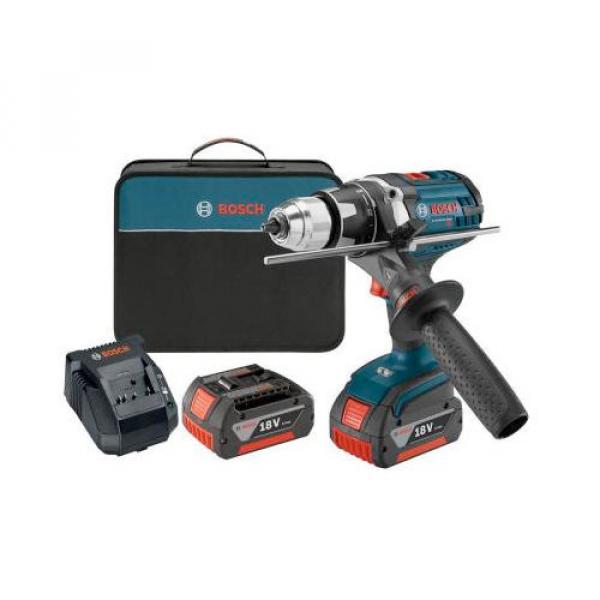 BOSCH Power Tools DDH181X-01 Brute Tough 18V 1/2&#034; Cordless Drill Kit (2) 4.0Ah #1 image