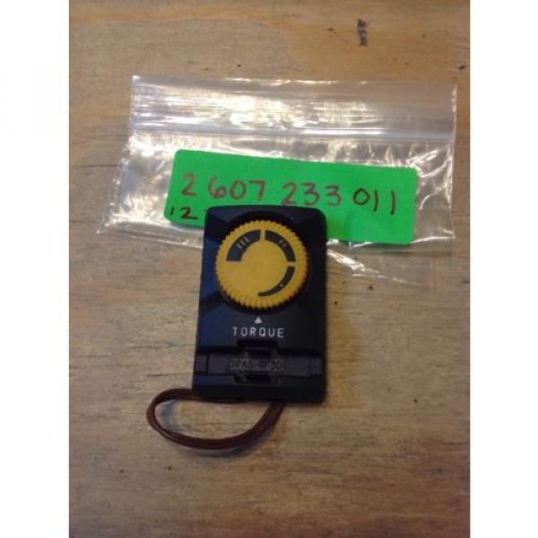 Bosch #2607233011 New Genuine OEM Torque Adjust Switch #1 image