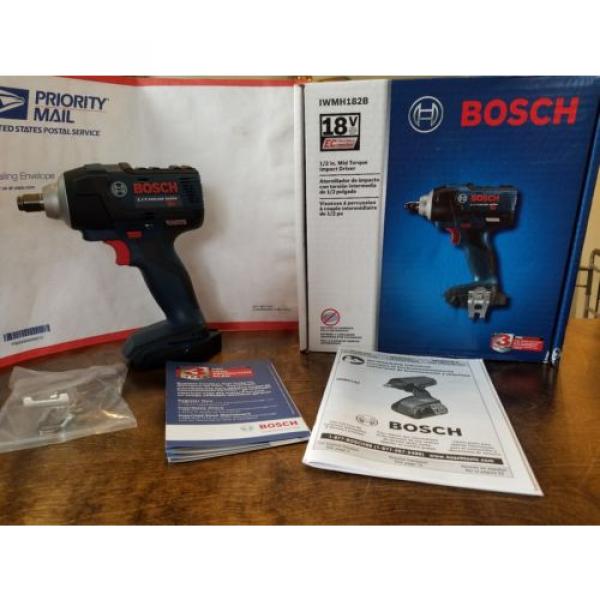 Bosch 18V Cordless Li-Ion 1/2&#034; Brushless Impact Wrench IWMH182B BUNDLE #2 image