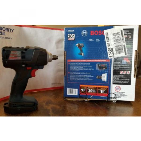 Bosch 18V Cordless Li-Ion 1/2&#034; Brushless Impact Wrench IWMH182B BUNDLE #3 image