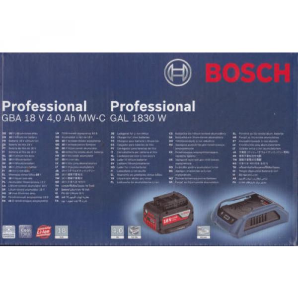 Bosch Set WIRELESS batteria 18V 4 Ah + CARICABATTERIE WIRELESS GAL 1830 W boch #2 image