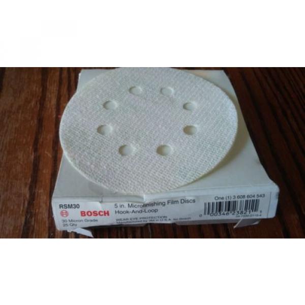 Bosch 5 in. MICRO FINISHING FILM DISCS (25 PACK) hook &amp; loop 000346238211 #1152 #3 image