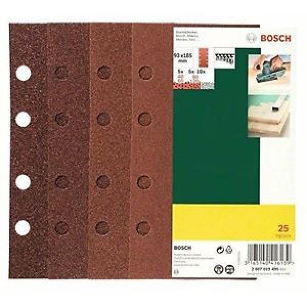 Bosch 2607019495 25 Fogli Orbitale, 93 x 185, 8 Fori Grana 40-120 #1 image