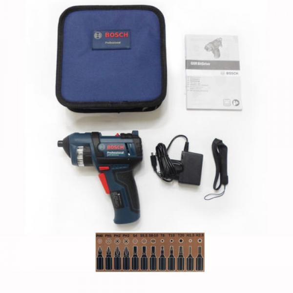 BOSCH GSR BitDrive 3.6V Cordless Screwdriver Full Set #1 image