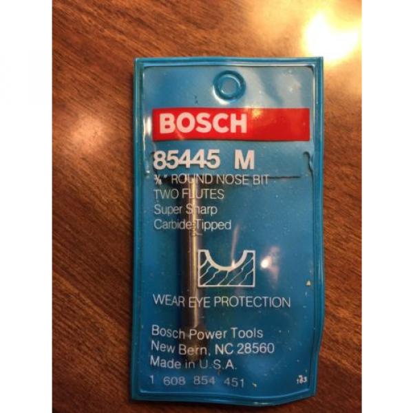 BOSCH 85445M 3/8&#034; ROUND NOSE BIT 1/4&#034; SHANK #1 image