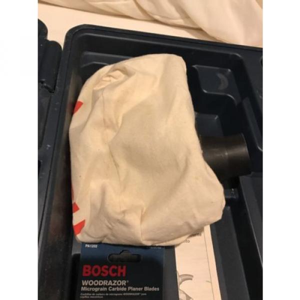 Bosch Planer Model 1594 Corded Electric 6.5 AMP 3-1/4&#034; Hard Case Bag Extr Blades #4 image