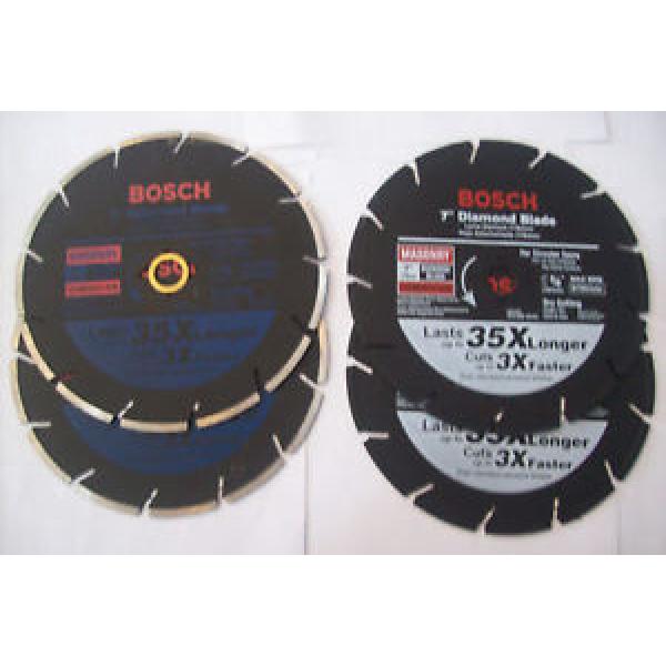 2 BOSCH 7&#034; DIAMOND SAW BLADES DRY SEGMENTED WORM DRIVE #1 image