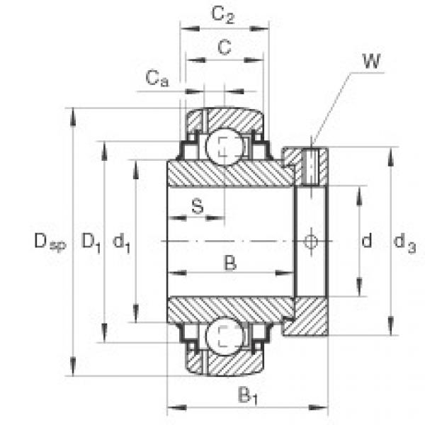 Rodamiento GE35-KRR-B-FA164 INA #1 image