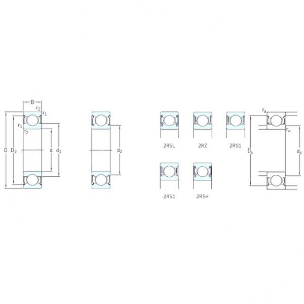 Rodamiento 619/8-2RS1 SKF #1 image