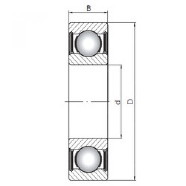 Rodamiento 6021-2RS ISO #1 image