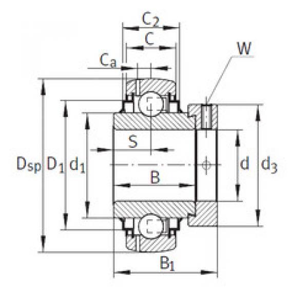 Rodamiento GE65-214-KRR-B-FA164 INA #1 image