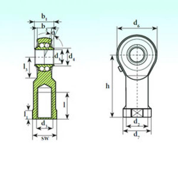 Rodamiento TSF 20 BB ISB #1 image