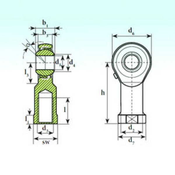 Rodamiento TSF 12 BB-O ISB #1 image