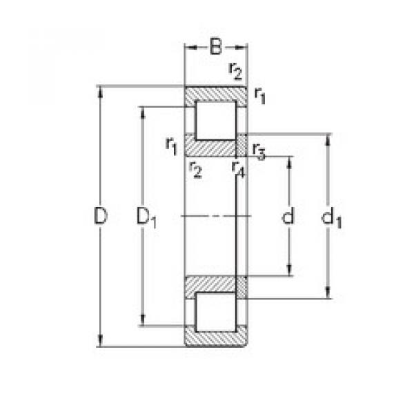 Rodamiento NUP2230-E-M6 NKE #1 image