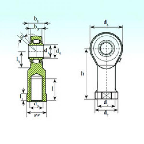 Rodamientos TSF 12 RB ISB #1 image