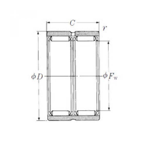 Rodamiento RNAFW557240 NSK #1 image