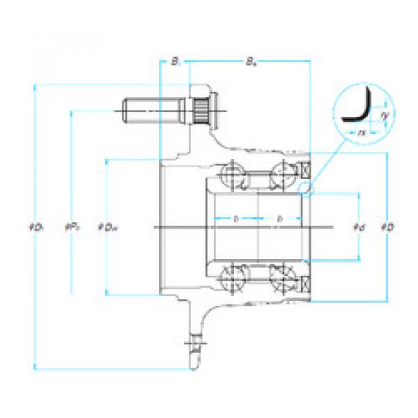 Rodamiento 32BWK10-Y-2CP17-01 H NSK #1 image