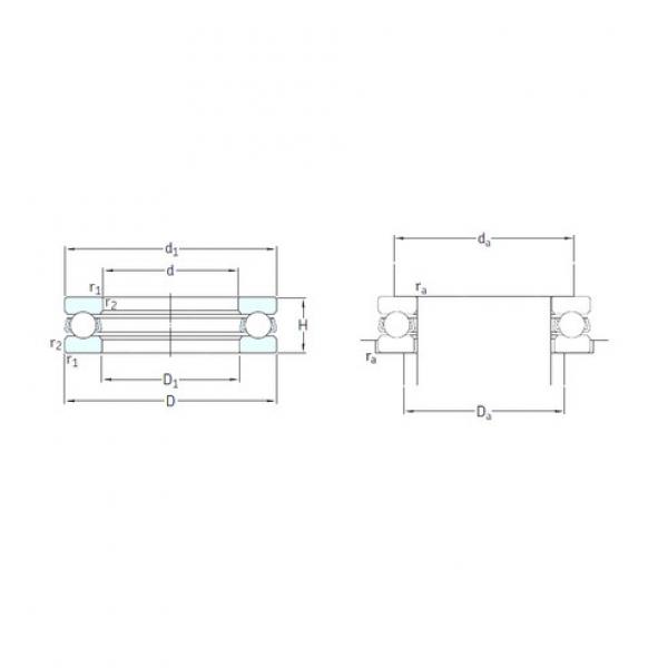 Rodamiento 51111 SKF #1 image