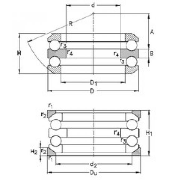 Rodamiento 54216-MP+U216 NKE #1 image