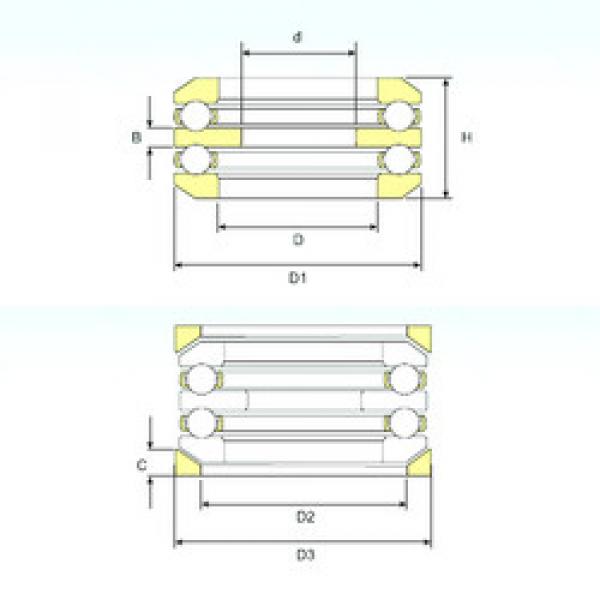 Rodamiento 54312 U 312 ISB #1 image