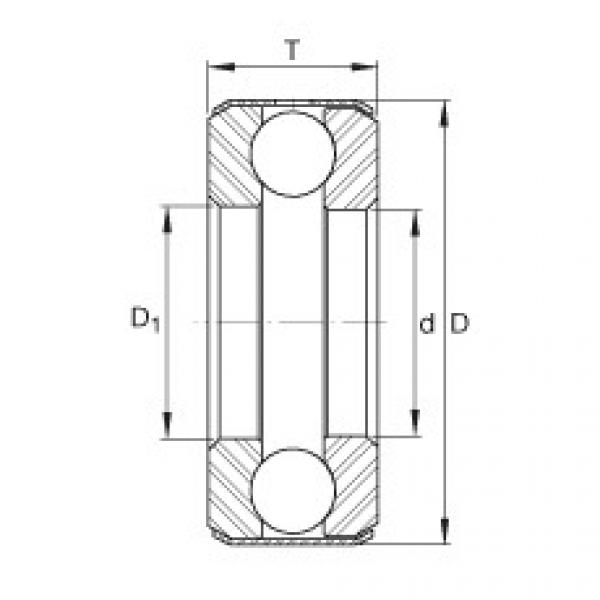 Rodamiento B14 INA #1 image