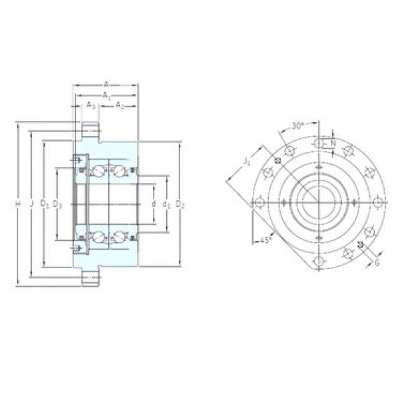 Rodamiento BSDU 240 FF SNFA #1 image