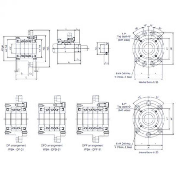 Rodamiento WBK17DF-31 NSK #1 image