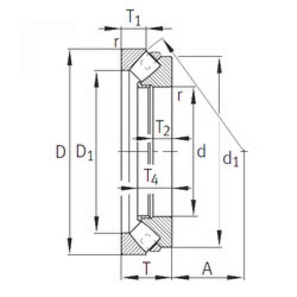 Rodamiento 293/670-E1-MB INA #1 image