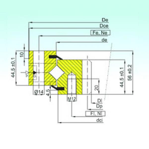 Rodamiento ZR1.14.0414.200-1SPTN ISB #1 image