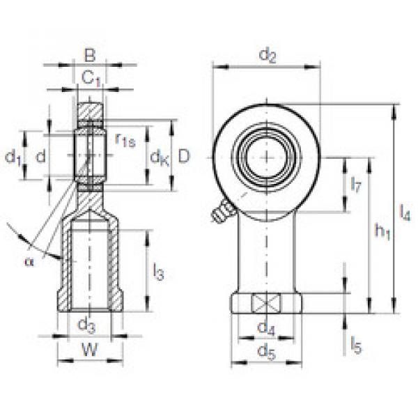 Rodamiento GIR 25 DO INA #1 image