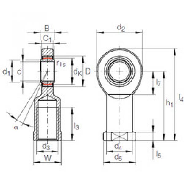 Rodamiento GIR 20 UK INA #1 image