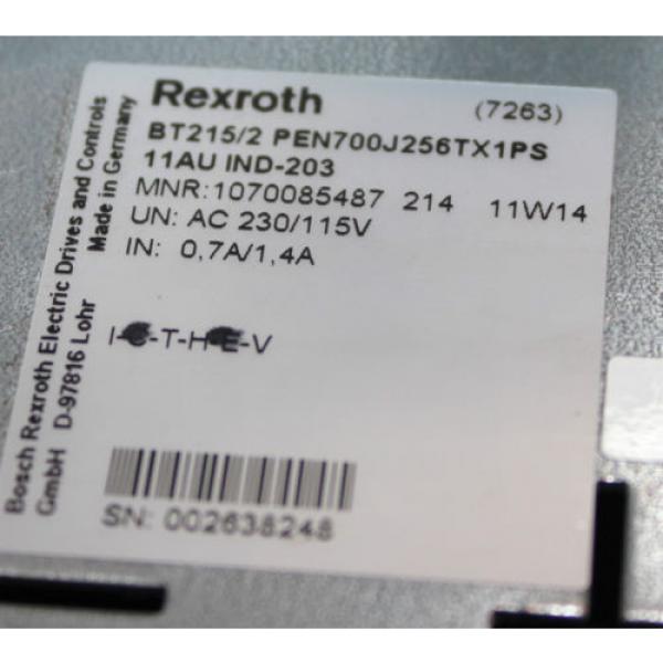 BOSCH Canada Greece Rexroth Bedientafel BT215/2 PEN700J246TX1PS #2 image