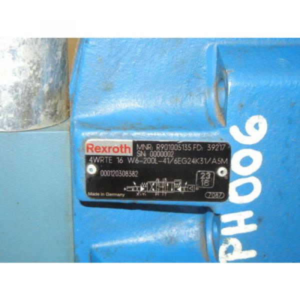 REXROTH Korea Canada 4WRTE16W6200L-41/6EG24K31A5M USED VALVE R901005135 fd 39127 #2 image