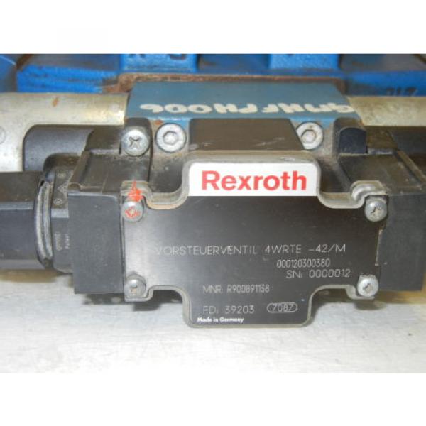 REXROTH Korea Canada 4WRTE16W6200L-41/6EG24K31A5M USED VALVE R901005135 fd 39127 #3 image